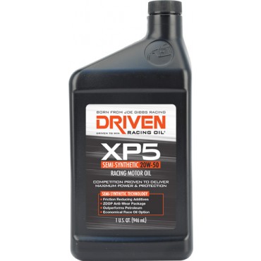 Driven 00906 XP5 20W-50 Semi-Synthetic Racing Oil