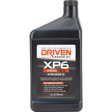Driven 01006 XP6 15W-50 Synthetic Racing Oil - Click Image to Close
