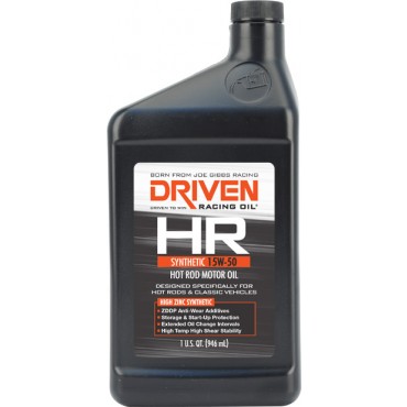 Driven 01607 HR 15W-50 High Zinc Synthetic Hot Rod Oil
