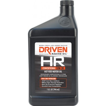 Driven 02006 HR 10W-30 High Zinc Petroleum Hot Rod Oil - Click Image to Close