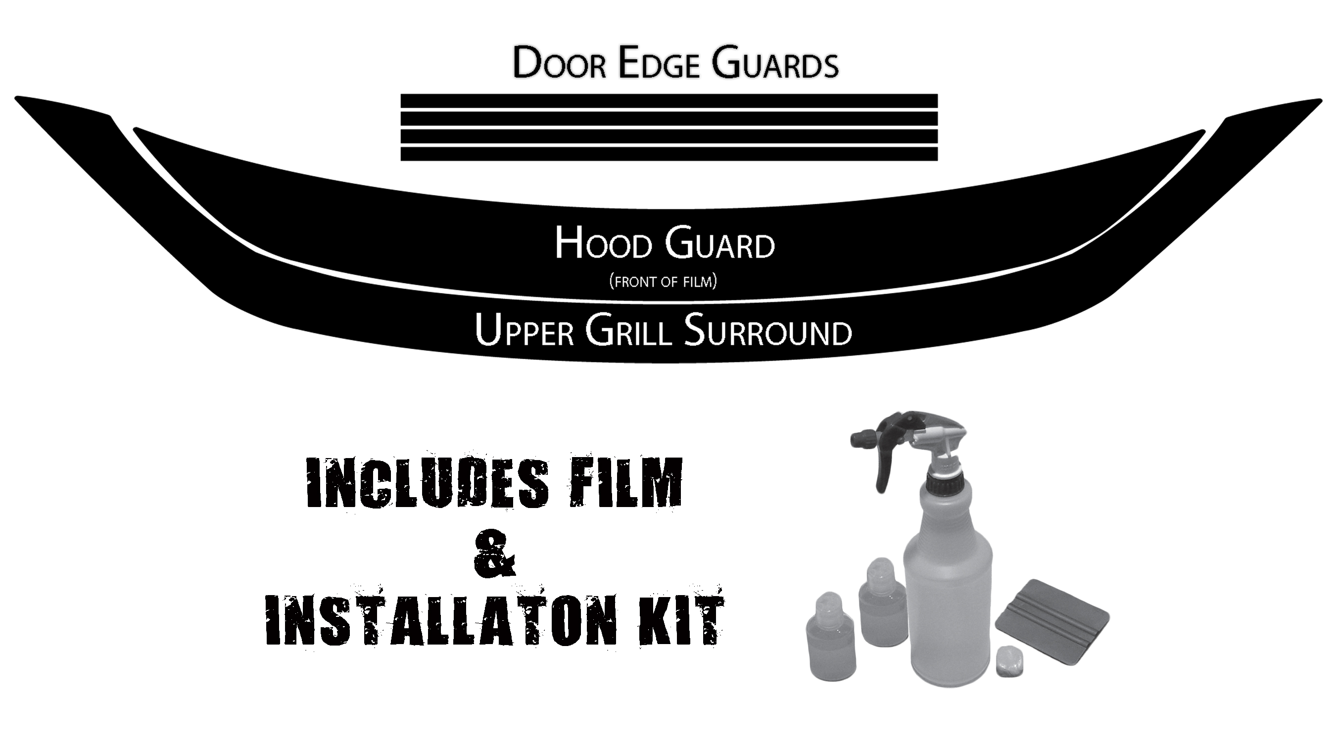 Husky Liners 06769 Hood Door Edge Pre-cut Paint Installation Kit