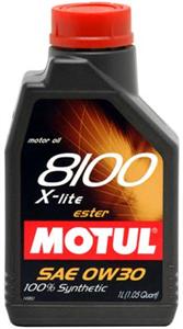 Motul Synthetic Engine Oil 8100 0W30 X-LITE 502 00 503 01 505 00