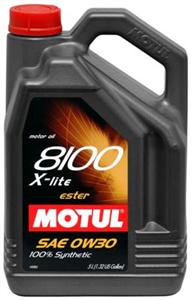 Motul Synthetic Engine Oil 8100 0W30 X-LITE 502 00 503 01 505 00 - Click Image to Close