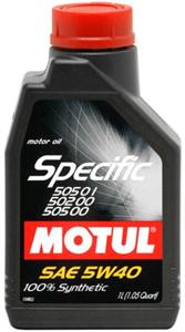 Motul OEM Synthetic Engine Oil 505 01 502 00 505 00 - 5W40 - Click Image to Close