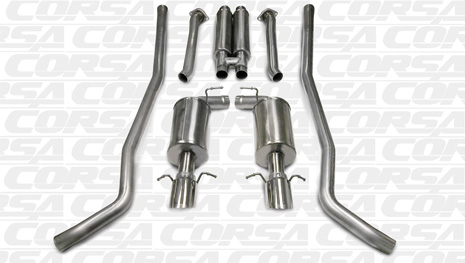 Corsa 14155 Cat-Back for 2004-2008 Cadillac CTS V
