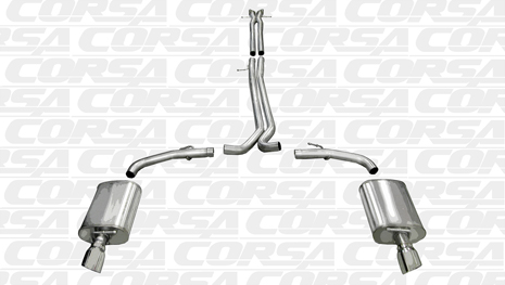 Corsa 14315 Cat-Back for 2010-2013 Ford Taurus SHO