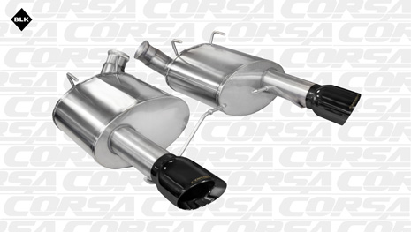 Corsa 14316BLK Axle-Back for 2011-2013 Ford Mustang GT - Click Image to Close