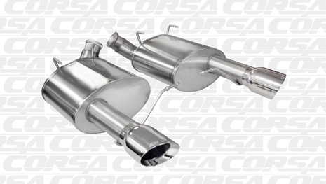 Corsa 14317 Axle-Back for 2011-2013 Ford Mustang GT - Click Image to Close