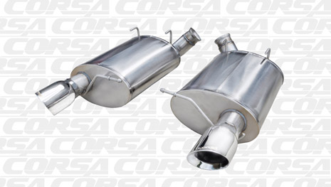 Corsa 14320 Axle-Back for 2011-2012 Ford Mustang Shelby GT500 - Click Image to Close