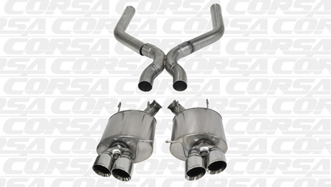 Corsa 14323 Axle-Back + XO for 2013-2013 Ford Mustang Shelby GT5