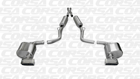Corsa 14428 Cat-Back for 2009-2010 Dodge Challenger R/T - Click Image to Close