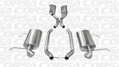 Corsa 14457 Cat-Back for 2011-2013 Jeep Grand Cherokee