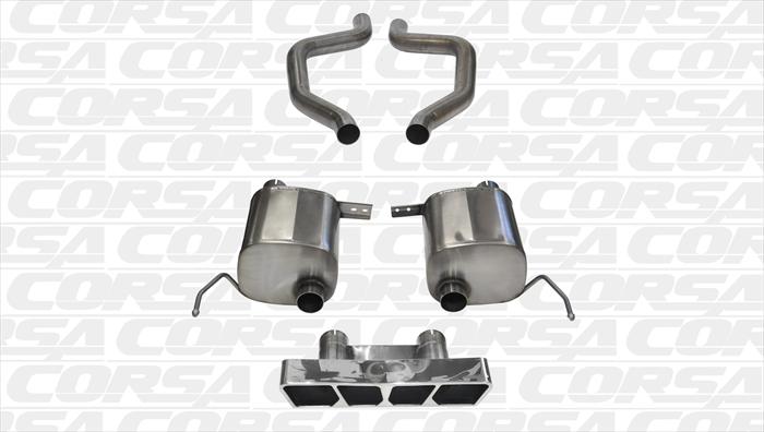 Corsa 14767 Axle-Back Dual Rear Exit - Polished Tips - Click Image to Close