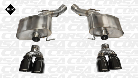 Corsa 14934BLK Axle-Back for 2012-2013 BMW M5 F10 - Click Image to Close