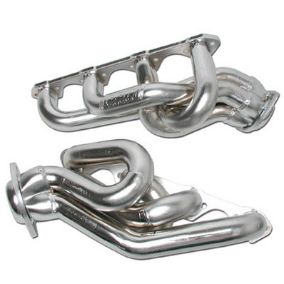 BBK 86-93 Ford Mustang Shorty Equal-Length Headers - Chrome - Click Image to Close