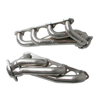 BBK 86-93 Ford Mustang Shorty Unequal-Length Headers - Chrome
