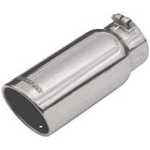 Flowmaster 15368 Exhaust Tip Rolled Angle Polished SS - Clamp on