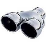 Flowmaster 15369 Exhaust Tip Rolled Angle Polished SS - Weld on