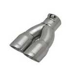 Flowmaster 15390 Exhaust Tip Angle Cut Polished SS - Clamp on - Click Image to Close