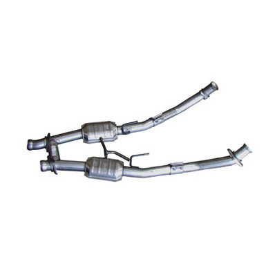 BBK 94-95 Ford Mustang GT/Cobra 2.5 Inch H-Pipe with Converters - Click Image to Close