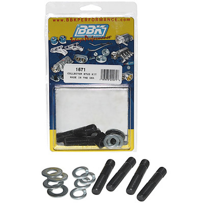 BBK Exhaust Header Collector Stud Kit - Washers and Nuts - Click Image to Close