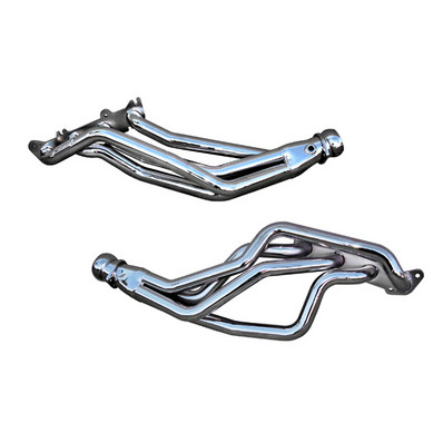 BBK 87-04 Mustang F-Body Coyote Swap Headers - Chrome - Click Image to Close