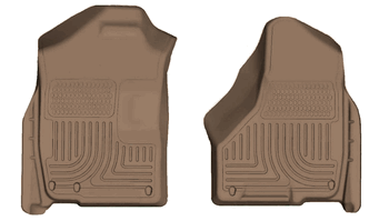 Husky 18033 Front Floor Liners - Tan - Click Image to Close