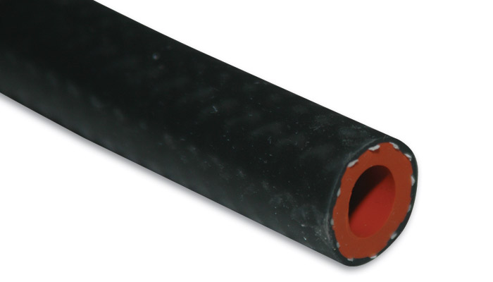 Vibrant 1.25in ID x 20ft Long Silicone Heater Hose-Gloss Black