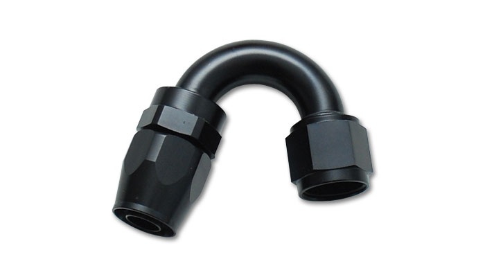 Vibrant 21504 150 Degree Hose End Fitting Hose Size -4 AN - Click Image to Close