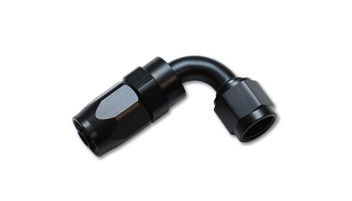 Vibrant 21906 90 Degree Hose End Fitting Hose Size -6AN - Click Image to Close