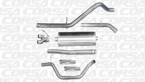 Corsa 24903 Cat-Back for 2009-2013 GMC Sierra 1500 - Click Image to Close