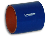 Vibrant 4 Ply Silicone Sleeve 1.75 Inch I.D. x 3 Inch Long -Blue - Click Image to Close