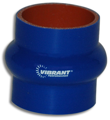 Vibrant 4 Ply Hump Hose 3 Inch I.D. x 3 Inch Long - Blue - Click Image to Close