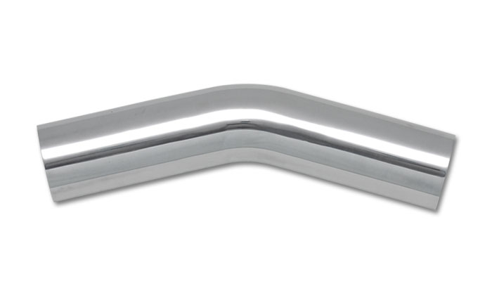 Vibrant 2 Inch O.D. Aluminum 30 Degree Bend - Polished