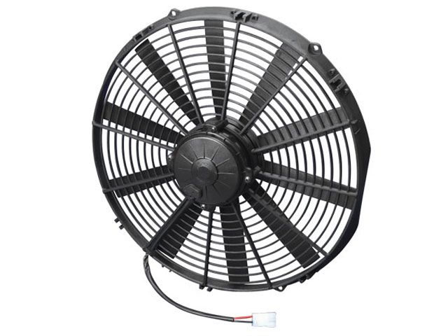 SPAL 16 Inch Straight Blade High Performance Fan/12 Volt Puller - Click Image to Close