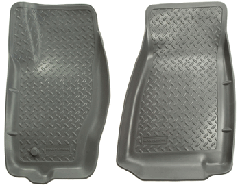 Husky 30612 Front Floor Liners - Grey - Click Image to Close
