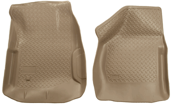 Husky 33853 Front Floor Liners - Tan - Click Image to Close