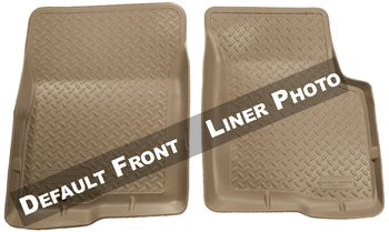 Husky 33863 Front Floor Liners - Tan - Click Image to Close