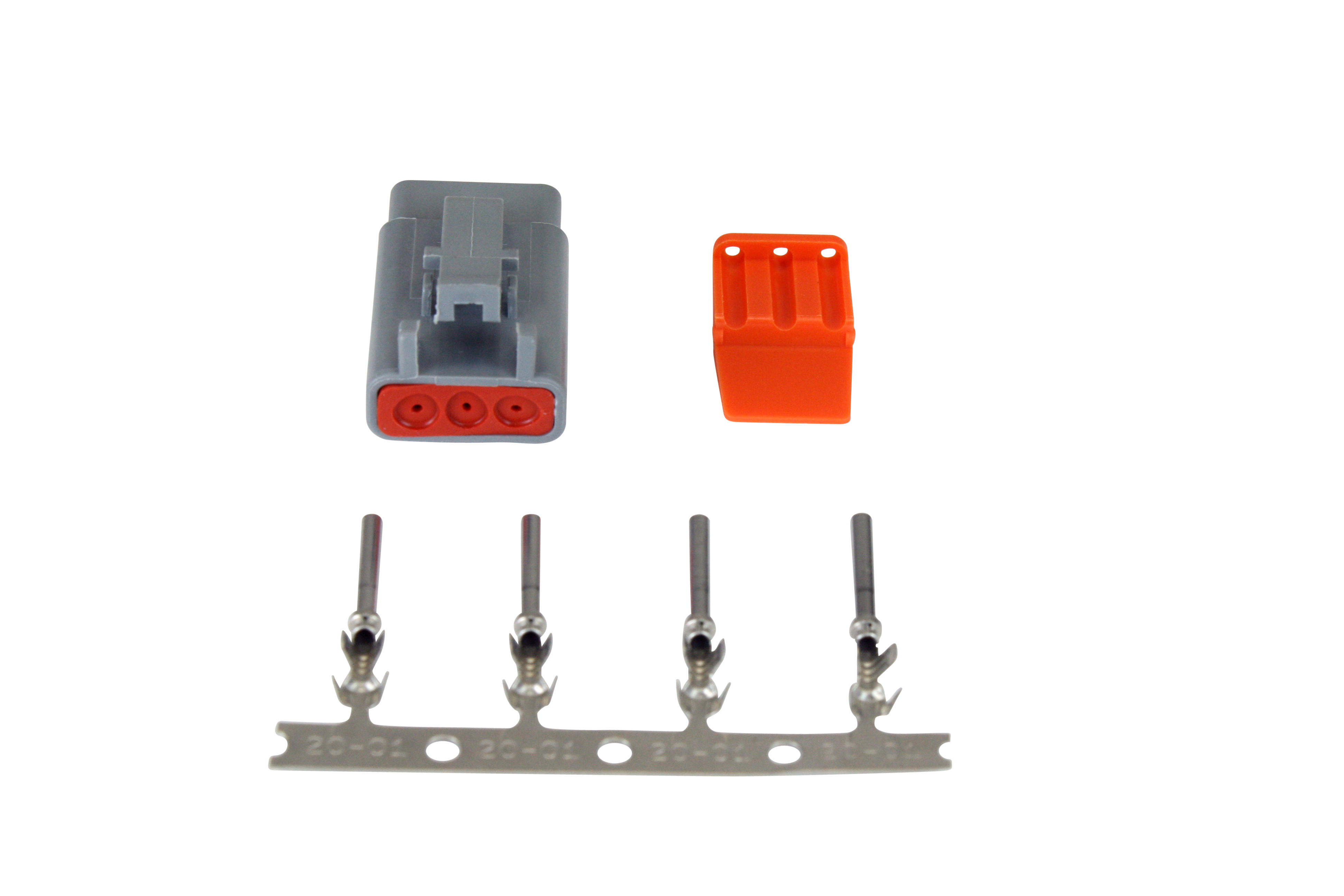 AEM 35-2621 DTM-Style 3-Way Plug Connector Kit - Click Image to Close