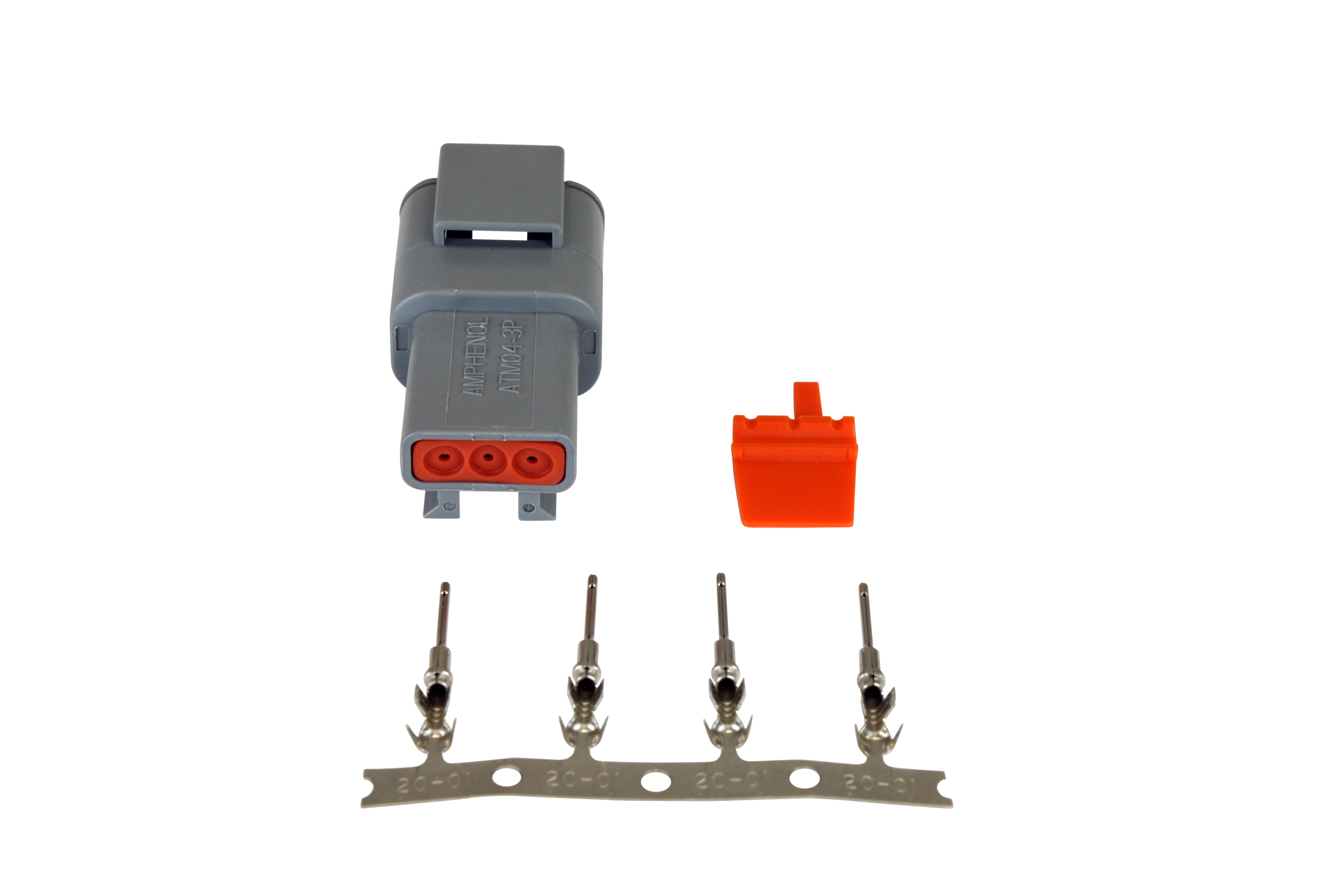 AEM 35-2622 DTM-Style 3-Way Receptacle Connector Kit