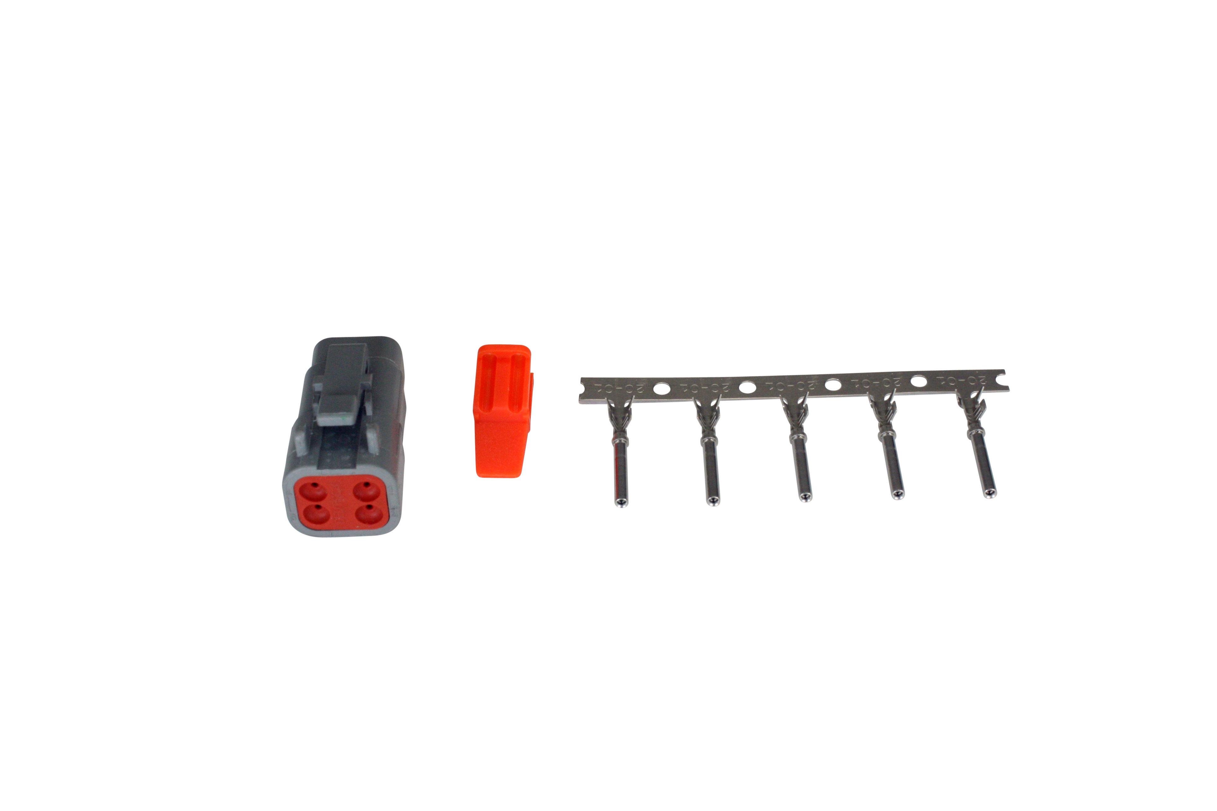 AEM 35-2624 DTM-Style 4-Way Plug Connector Kit - Click Image to Close