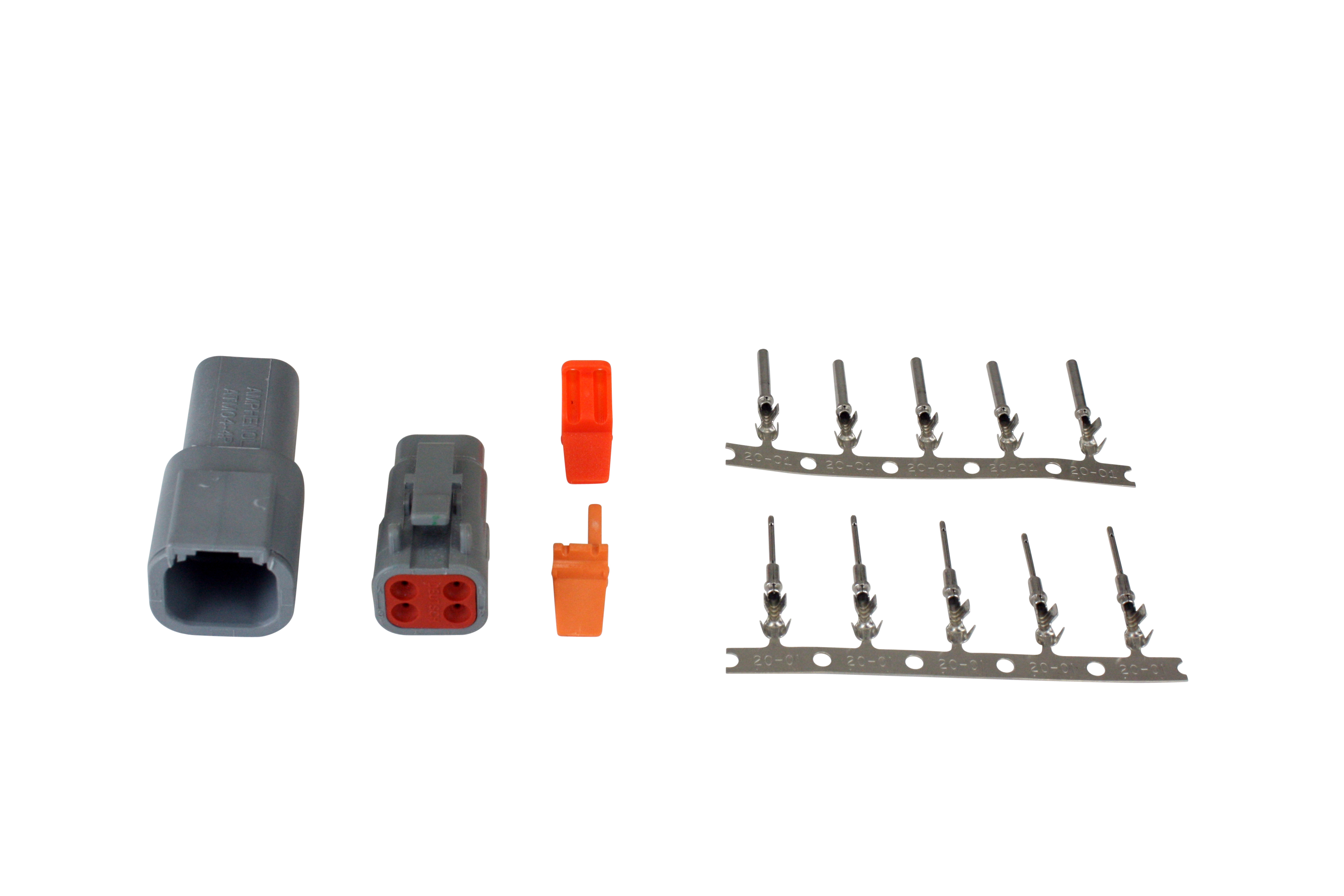 AEM 35-2626 DTM-Style 4-Way Connector Kit - Click Image to Close