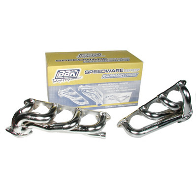 BBK 87-95 Ford F-150 302 1.62 Inch STL Exhaust Headers - Chrome