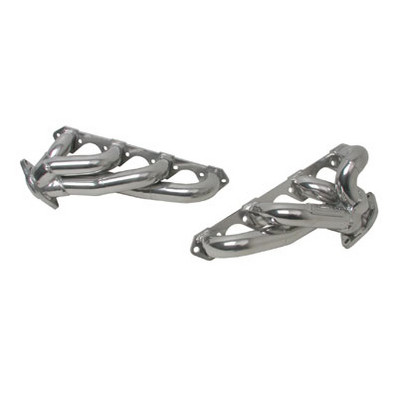 BBK 87-95 Ford F-150 351 1.62 Inch STL Exhaust Headers - Chrome - Click Image to Close