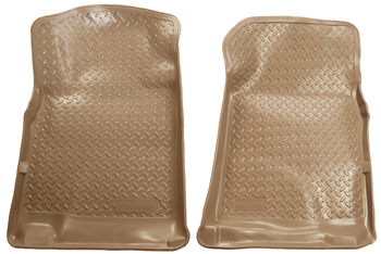 Husky 35333 Front Floor Liners - Tan - Click Image to Close