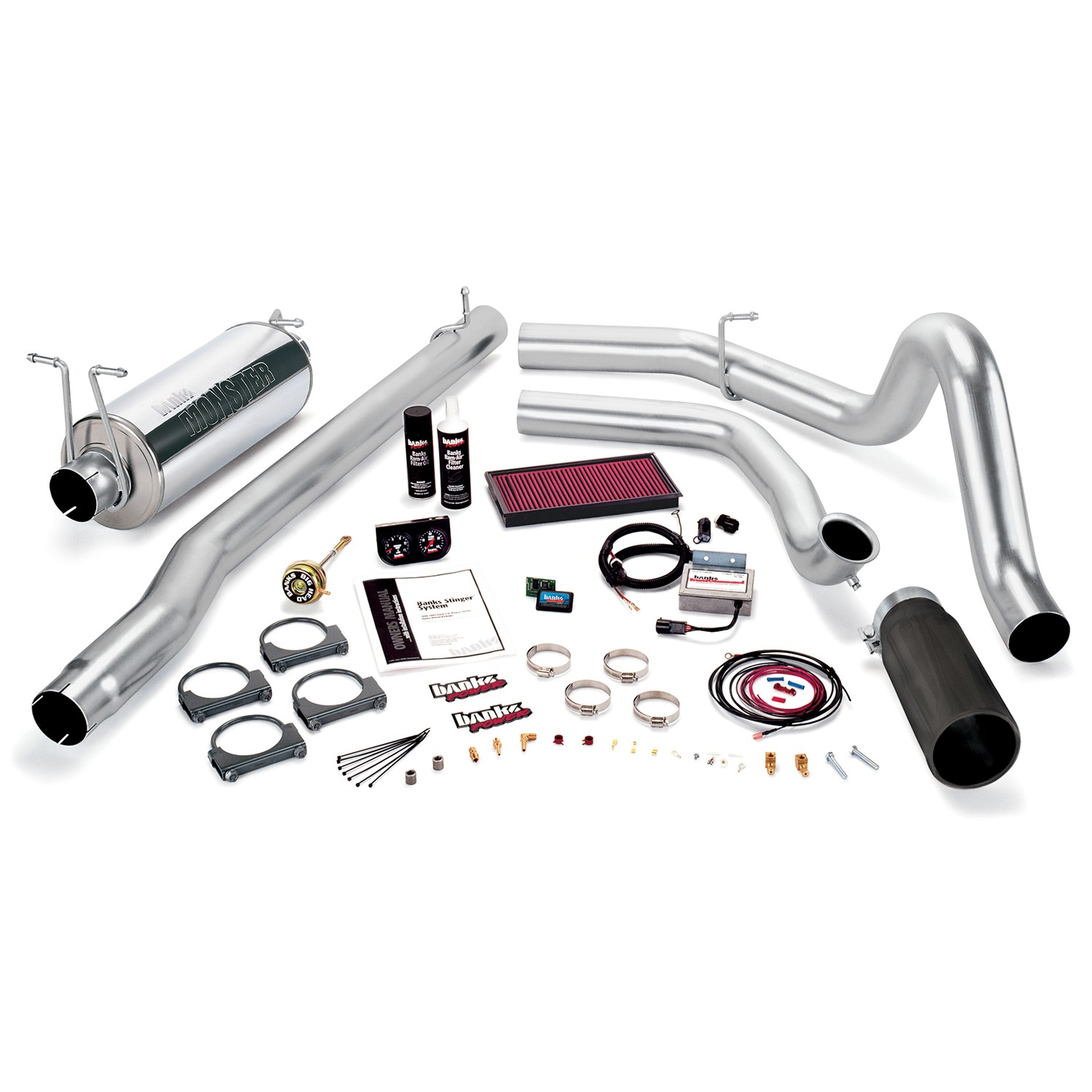 Banks Power 47453-B Single Exhaust Stinger Sys for 99.5-03 Ford - Click Image to Close
