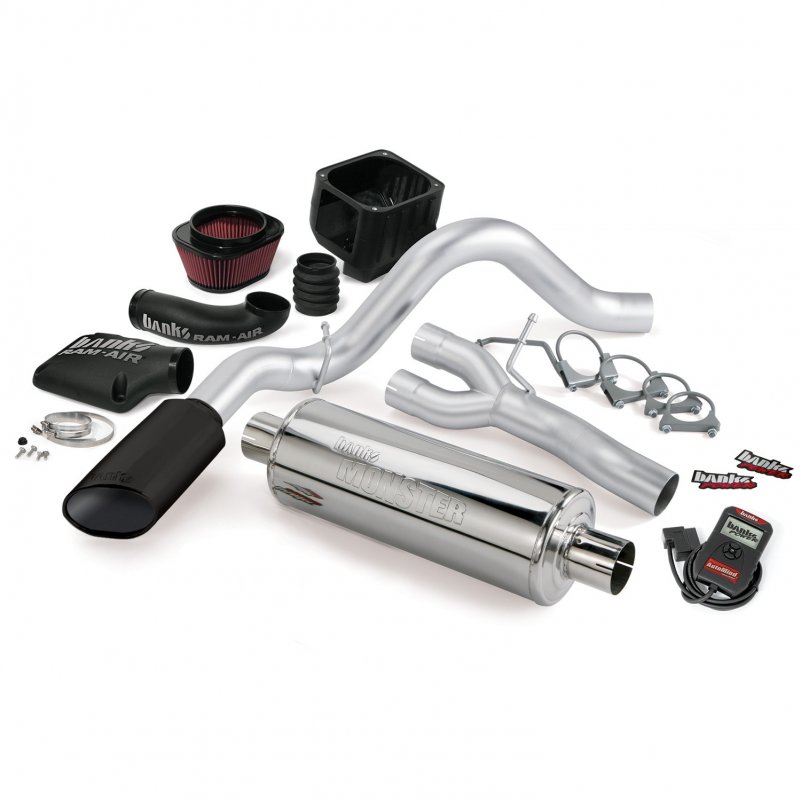 Banks Power 48042-B Single Exh Stinger System for 07-08 Chevy