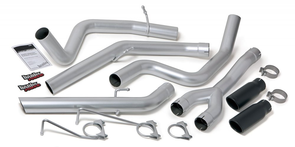 Banks Power 48602-B Dual Monster Exhaust System for 14-15 Dodge - Click Image to Close