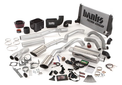 Banks Power 48975-B Dual Exhaust PowerPack Sys for 02-04 Chevy - Click Image to Close