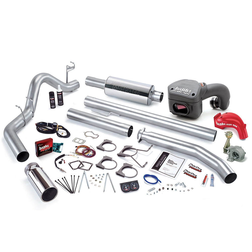 Banks Power 49395 Single Exhaust Powerpack System for 2001 Dodge - Click Image to Close